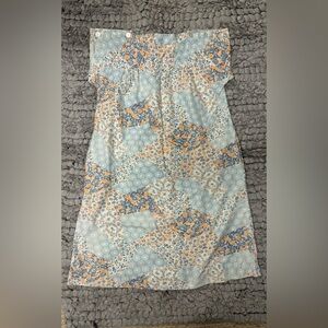 Handmade vintage patchwork style dress with pockets